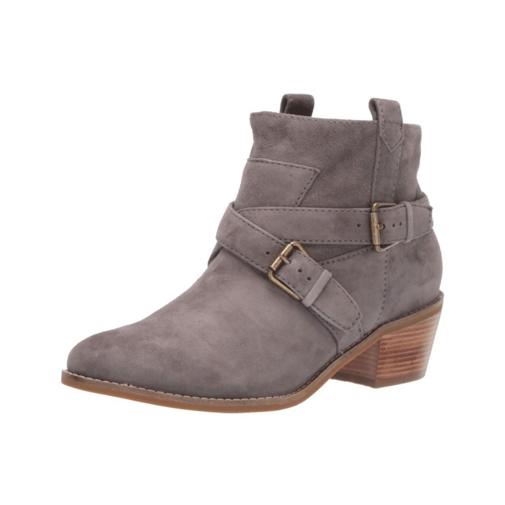 Cole Haan Women's Jensynn Ankle Boot Stormcloud Suede -EUC No‎ signs of wear!